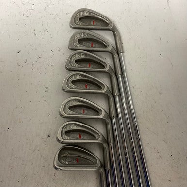 Used Ping EYE RED DOT Mens Iron Set RH 3I-SW 11855-S000190188