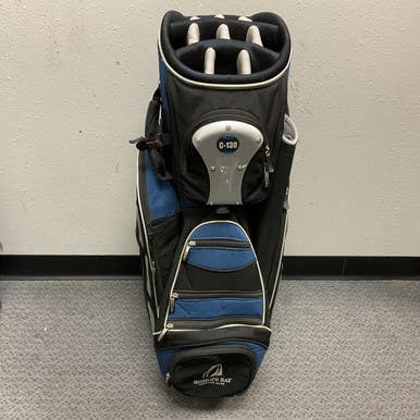 Used Sun Mtn C 130 Mens Cart Bag Black And Royal Blue 11855-S000190181