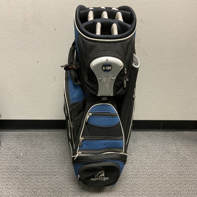 Used Sun Mtn C 130 Mens Cart Bag Black And Royal Blue 11855-S000190181