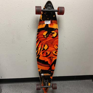 Used NEVER SUMMER ECLIPSE Longboard Orange Long 11855-S000190342