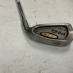 Used Ping I3 O-SIZE BLUE DOT Mens Individual Iron RH 4 Iron 11855-S000190337