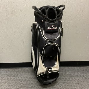 Used Tour Edge Mens Cart Bag White And Black 11855-S000190329