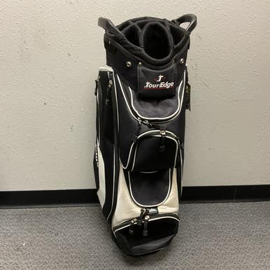 Used Tour Edge Mens Cart Bag White And Black 11855-S000190329