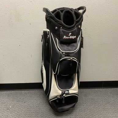Used Tour Edge Mens Cart Bag White And Black 11855-S000190329