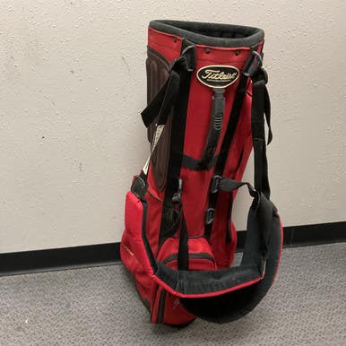 Used Titleist 4 PLAYERS Mens Stand Bag Red 11855-S000190289