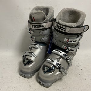 Used Tecnica RIVAL X7 Womens DH Ski Boot Grey 255 MP - M07.5 - W08.5 11855-S000190269