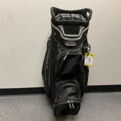 Used Taylormade Mens Cart Bag Black And Grey 11855-S000190267