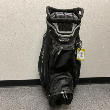 Used Taylormade Mens Cart Bag Black And Grey 11855-S000190267