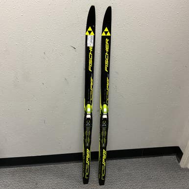 Used Fischer RCS SPRINT CROWN Boys XC Ski/Binding Black And Optic Yellow 120 cm 11855-S000190265