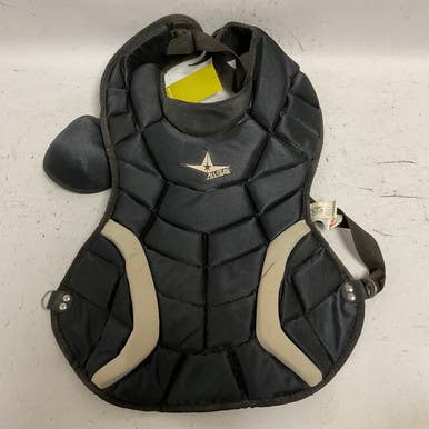 Used All-Star CP28PS Catchers Chest Protector Black Adult 11855-S000190251