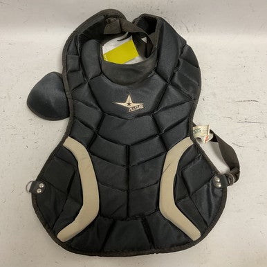 Used All-Star CP28PS Catchers Chest Protector Black Adult 11855-S000190251