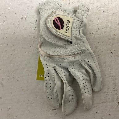 Used Wilson HOPE Womens Golf Glove White And Pink MD 11855-S000190239
