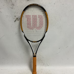 Used Wilson BLADE COMP Adult Tennis Racquet Black 4 3/8" 11855-S000190230