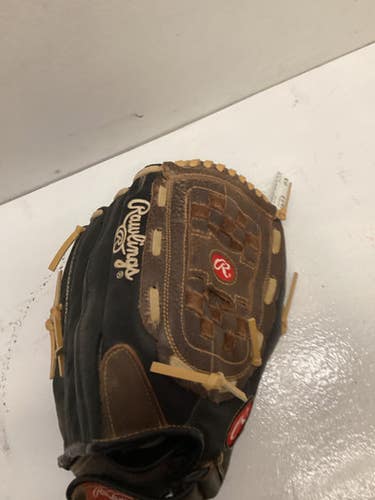 Used Rawlings RL140B BB/SB Glove RH Throw Brown 14" 11443-S000197393