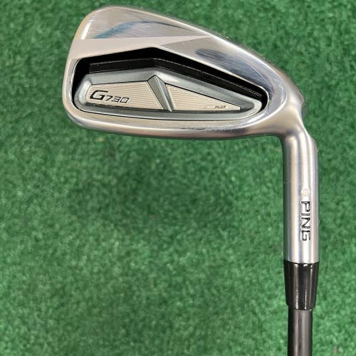 PING G730 Single Iron 7 Iron White Dot Graphite Regular Flex Shaft +1" Length RH