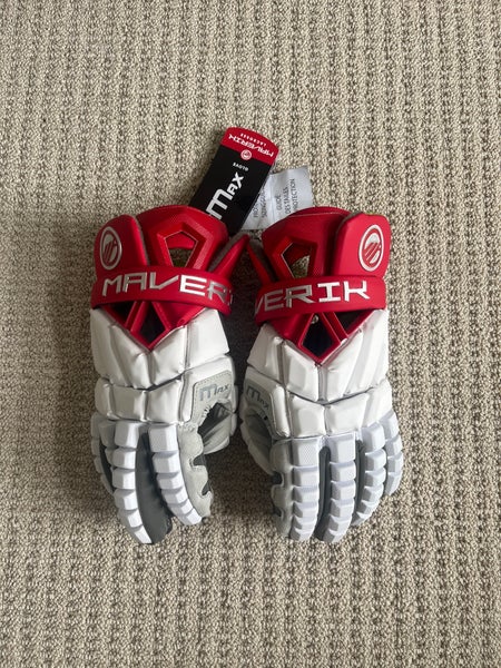 Harvard Lacrosse Maverik Max Lacrosse Gloves