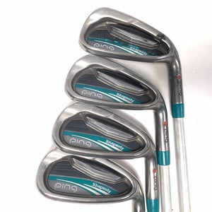 Ping Rhapsody 2015 Iron Set 7-PW Red Dot 1* Flat ULT220 Lite Ladies RH