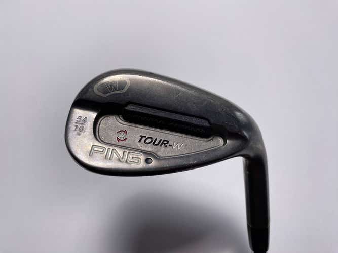Ping Tour-W Black Chrome Sand Wedge SW 54* 10 Bounce Black Dot AWT Stiff RH