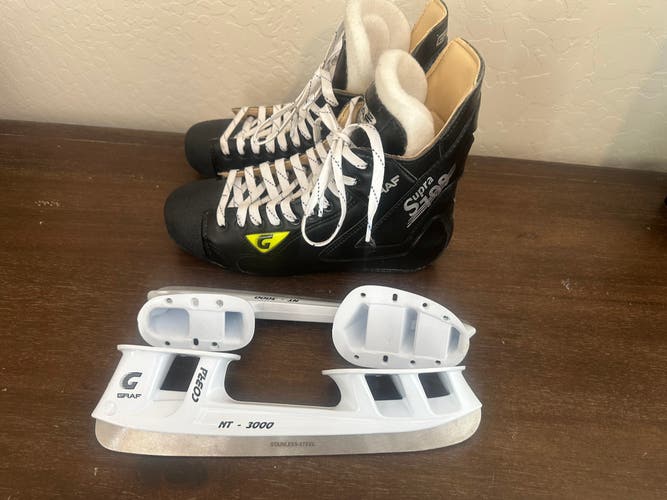 Graf Supra 709 Hockey Skates - Size 9.5R - Brand New - #36