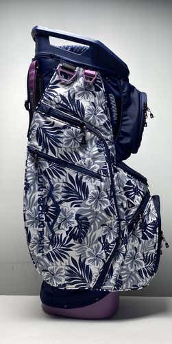 Sun Mountain DIVA Women's Cart Bag Floral 14-Way Divide Strap Golf Bag NEW
