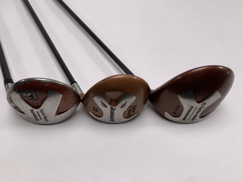 TaylorMade Burner bubble Driver Wood Set 3 5 | 10.5* 15* 18* Mens RH