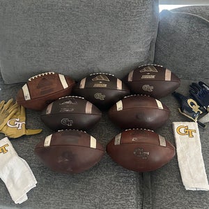 Georgia Tech Footballs, Towels, Gloves