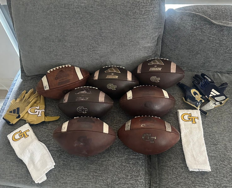 Georgia Tech Footballs, Towels, Gloves