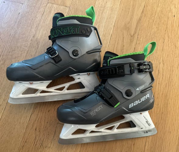 2023 Bauer Konekt Hockey Goalie Skates Size 3 (Used)