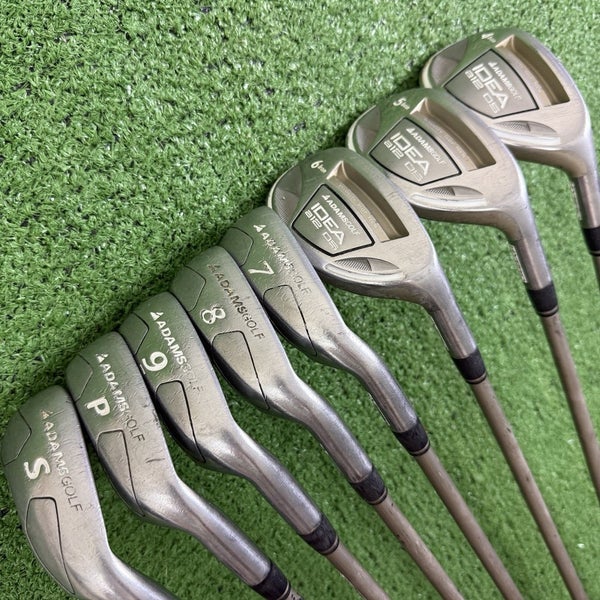 Adams Idea A12 OS Hybrid Iron Set 4H 5H 6H 7-PW SW Ultralite Womens Ladies Flex