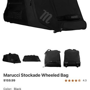 Black Kids Unisex Marucci Backpack (New)