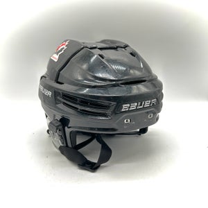 Bauer Re-Akt 100 - Hockey Canada Used Medium Pro Stock Helmet (Black)