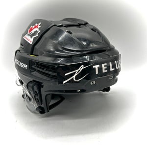 Bauer Re-Akt 100 - Hockey Canada Used Small Pro Stock Helmet (Black)
