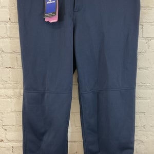Mizuno 89730 Women's Lightweight Padded Fastpitch Softball Pants Navy Midium