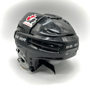Bauer Re-Akt 100 - Hockey Canada Used Small Pro Stock Helmet (Black)