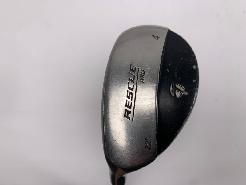 TaylorMade Rescue Mid 4 Hybrid 22* Stiff Graphite Mens LH