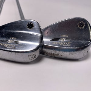 Titleist Vokey SM7 Tour Chrome Wedge Set 52* 8 56* 8 Wedge Steel Mens RH