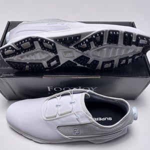FootJoy Superlites XP BOA Golf Shoes White Men's SZ 9.5 (58091)