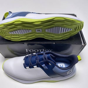 FootJoy ProLite Golf Shoes White Navy Men's SZ 12 (56920)
