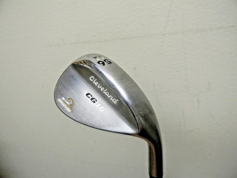 NICE CLEVELAND CG15 CHROME ZIP GROOVES 56* SAND WEDGE