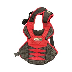 Used Schutt Catchers Chest Protector Red Intermed 11859-S000024951