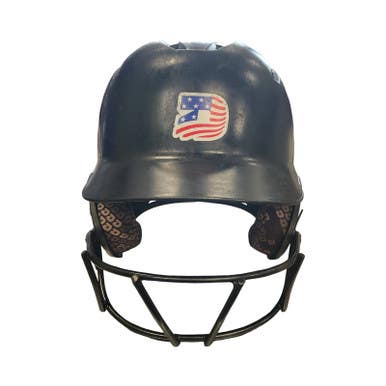 Used Demarini Batting Helmet w/Mask Black LG 11859-S000024953