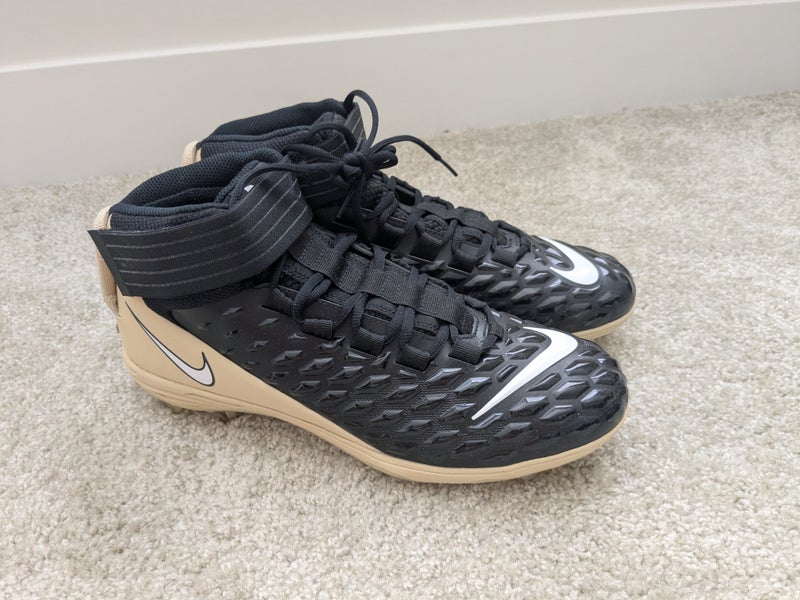 New Purdue Nike Force Savage Pro 2 Cleats (Size 12)
