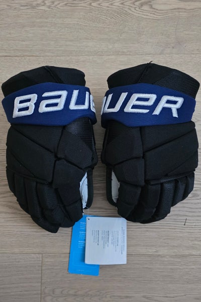 Bauer Vapor Hyperlite 13" Toronto Maple Leafs Next Gen Pro Stock Hockey Gloves