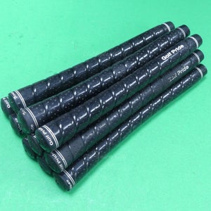 Golf Pride Tour Wrap Jumbo Black Round Pulled Iron/Wood Grips LOT OF 11