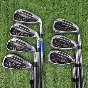 Cobra LTDx Multi Length Iron Set 5-PW GW KBS Tour 90g Regular Flex Steel RH READ