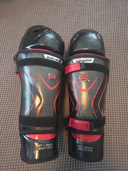 Senior Bauer Vapor 1X Lite 14" Shin Pads (Used)