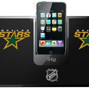 NHL Dallas Stars Portable IDock Stereo System With Wireless Remote NWT