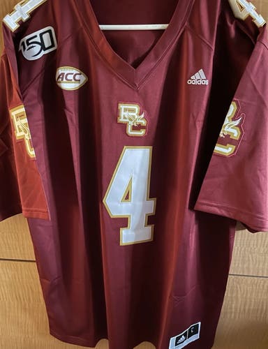 Boston College Eagles Zay Flowers College football Jersey Mens Large