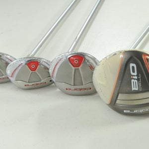 LEFT HANDED Cobra Bio Cell Ladies Driver, #5 Wood, #4 and #6 Hybrids Set #201700