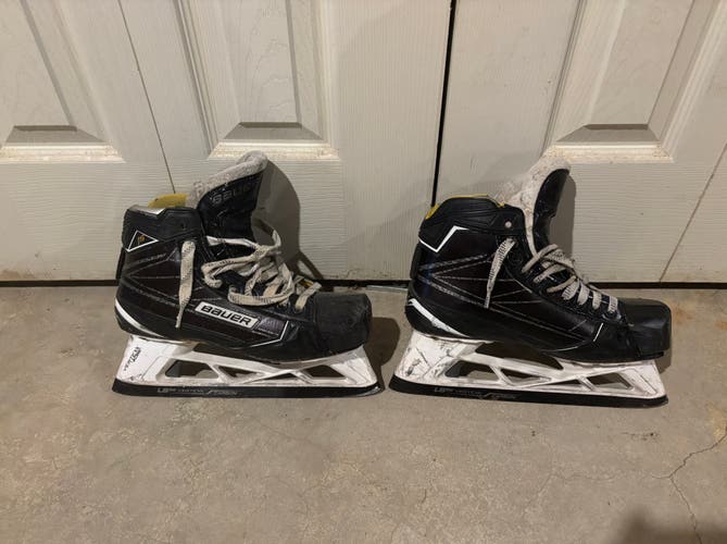 Bauer Supreme 1S Hockey Goalie Skates Regular Width 8 (Used)